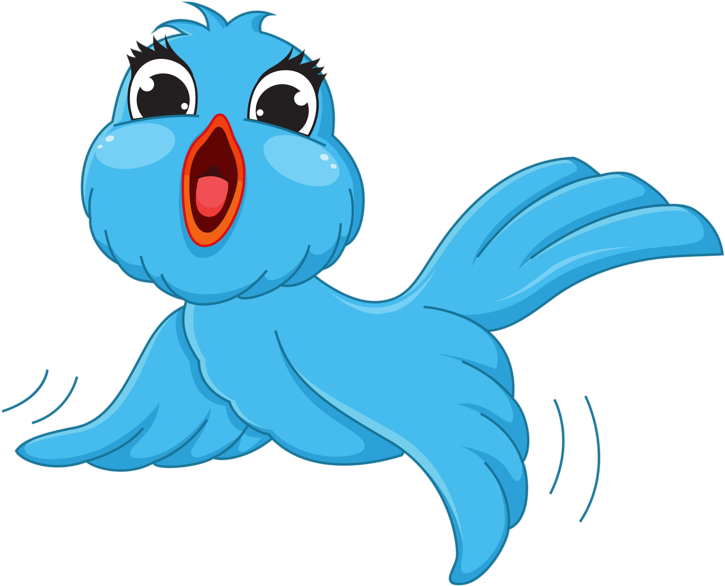 Clipart Of Cartoon Birds Cute Blue Bird Free Colored - Clipart Of Cartoon Birds Cute Blue Bird Free Colored (800x661)