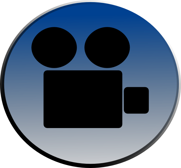 Video Clip Art At Clker - Video Camera Clip Art (600x555)