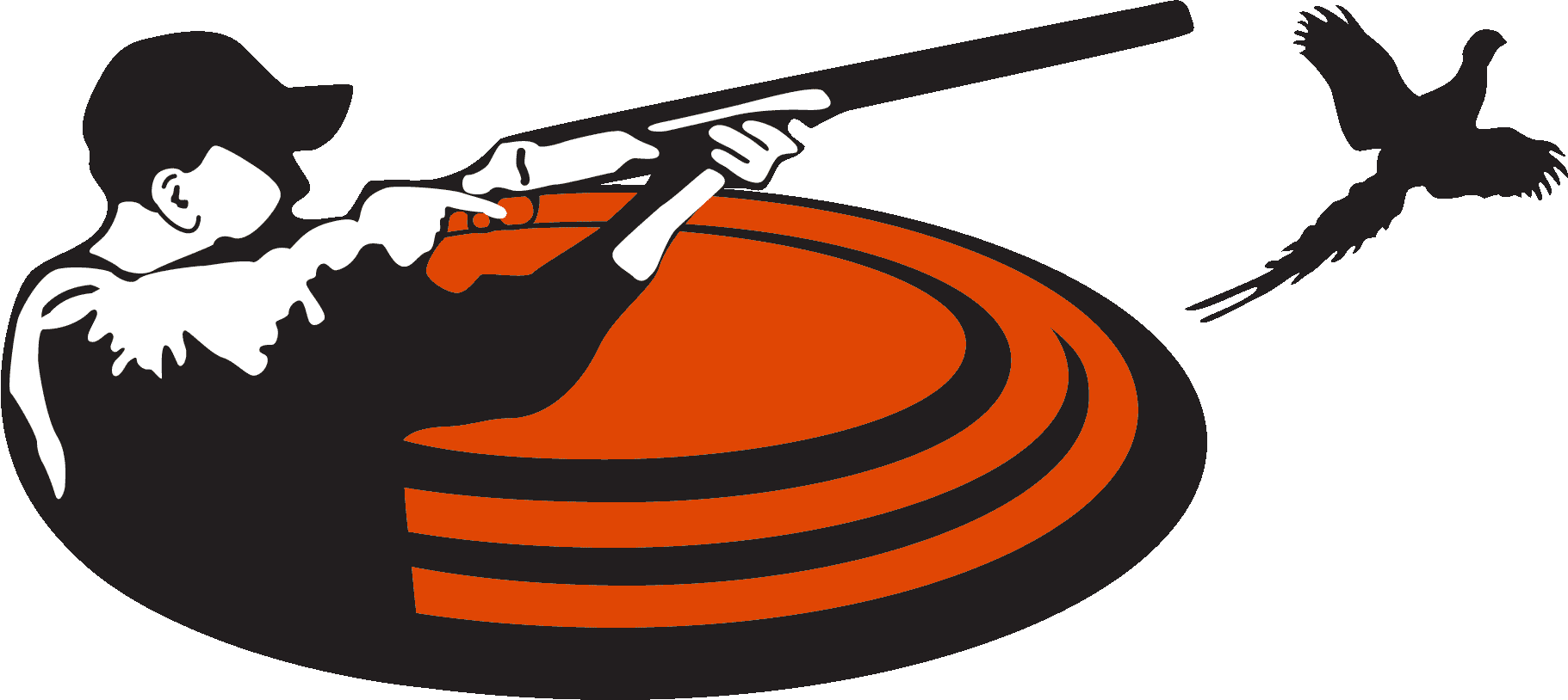 Skeet Shooting Clipart - Sporting Clay Clip Art (1821x814)