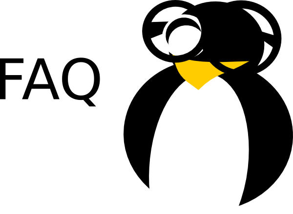 Faq Penguin Nerd Clip Art - Clip Art (600x439)