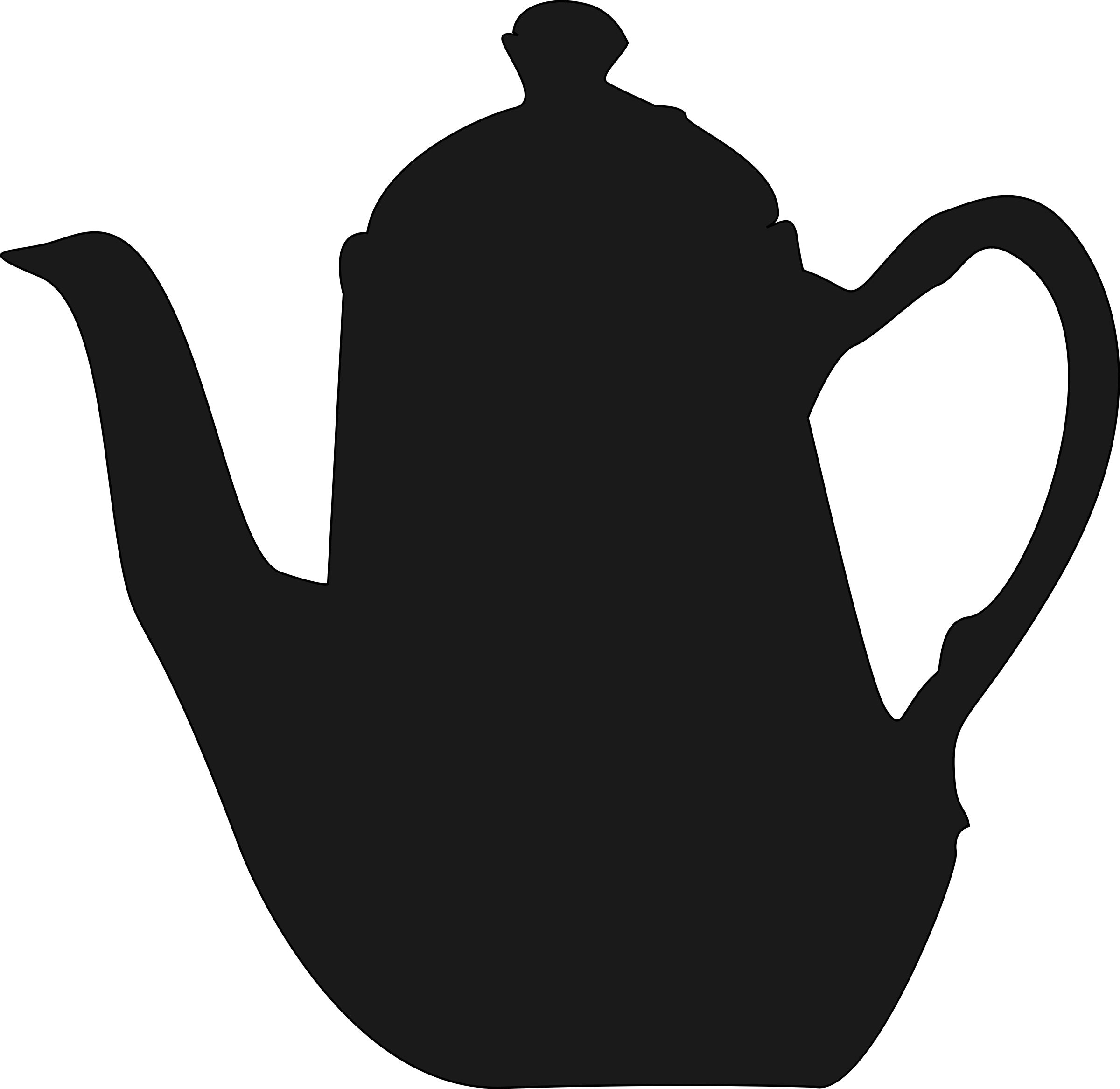 Черно Белые Картинки Чайник