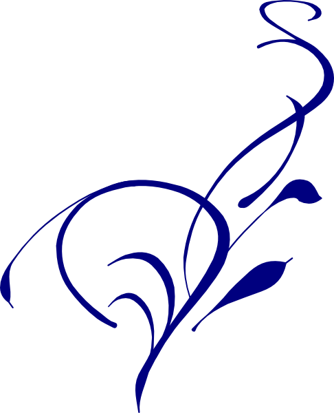 Floral Border 1 Clip Art - Vine Clip Art (486x600)