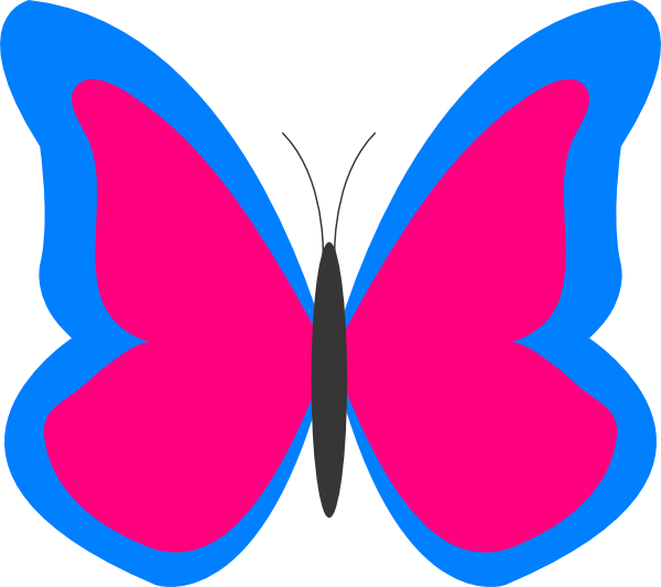 Butterfly Design Clipart - Butterfly Pictures Clip Art (600x533)