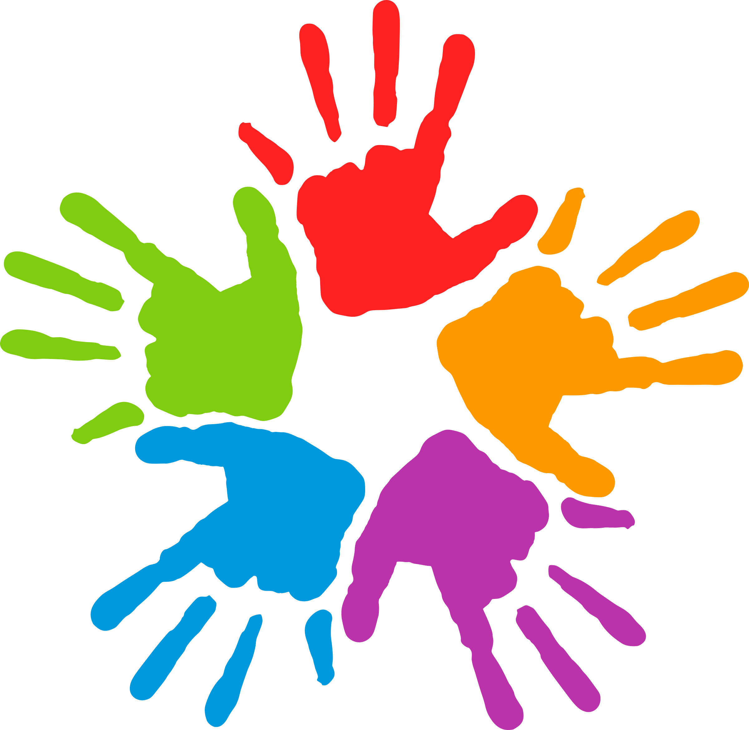 Images Of Preschool - Childrens Hands Clipart (2400x2339)