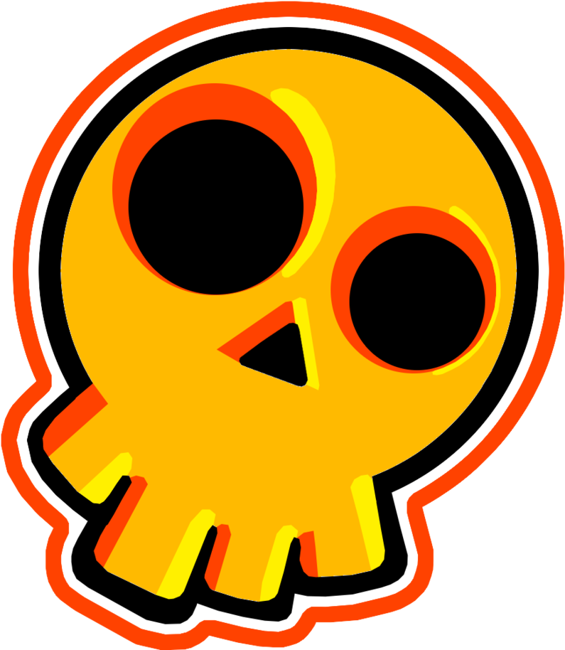 Skull Sticker Design By Crimson-soda On Clipart Library - Sticker (900x965)