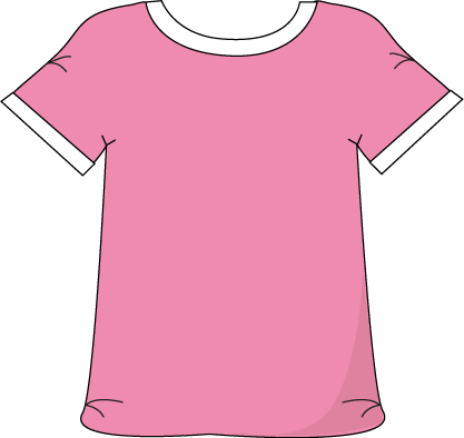 Cool Tshirt Clip Art T Shirt Clip Art Designs Free - Pink T Shirt ...