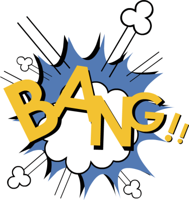 Bang Cliparts - Big Bang Clip Art (377x400)