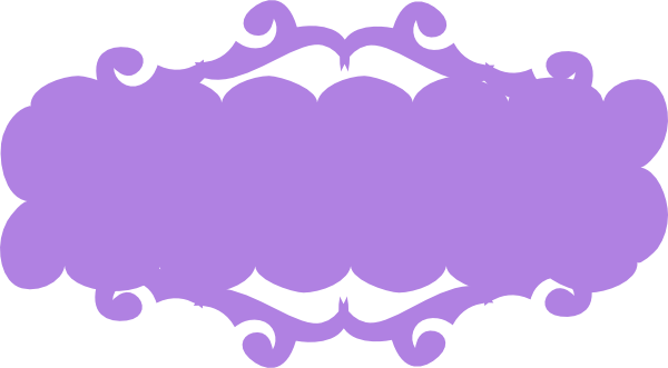 Purple Banner Clip Art At Clker - Pink Ribbon Clipart Png (600x331)