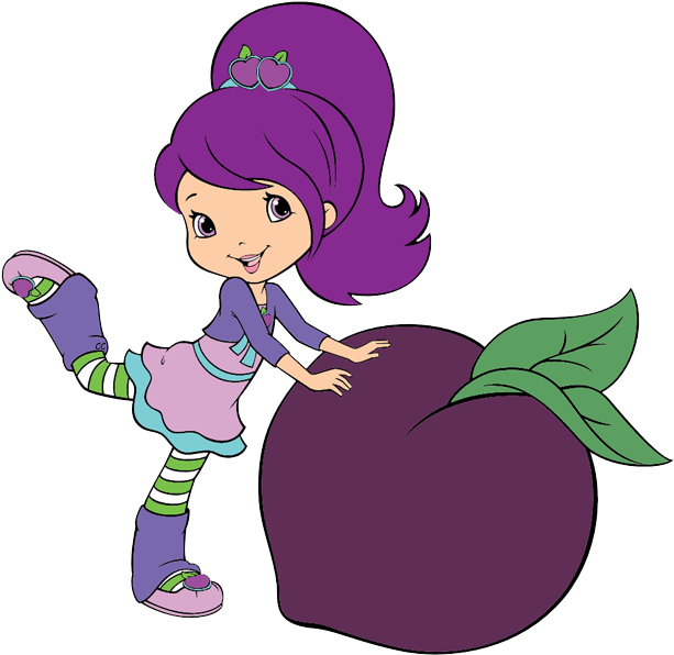 Strawberry Shortcake Berry Bitty Adventures Clip Art - Plum Pudding Strawberry Shortcake Cartoon (620x602)