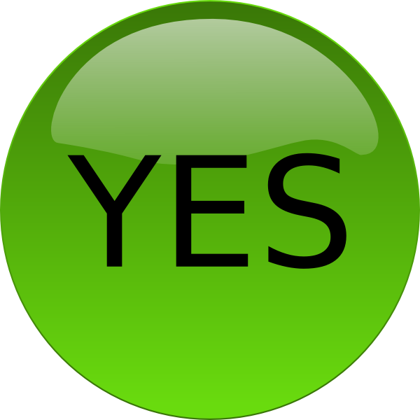 Yes Clip Art - Yes Clip Art (600x600)