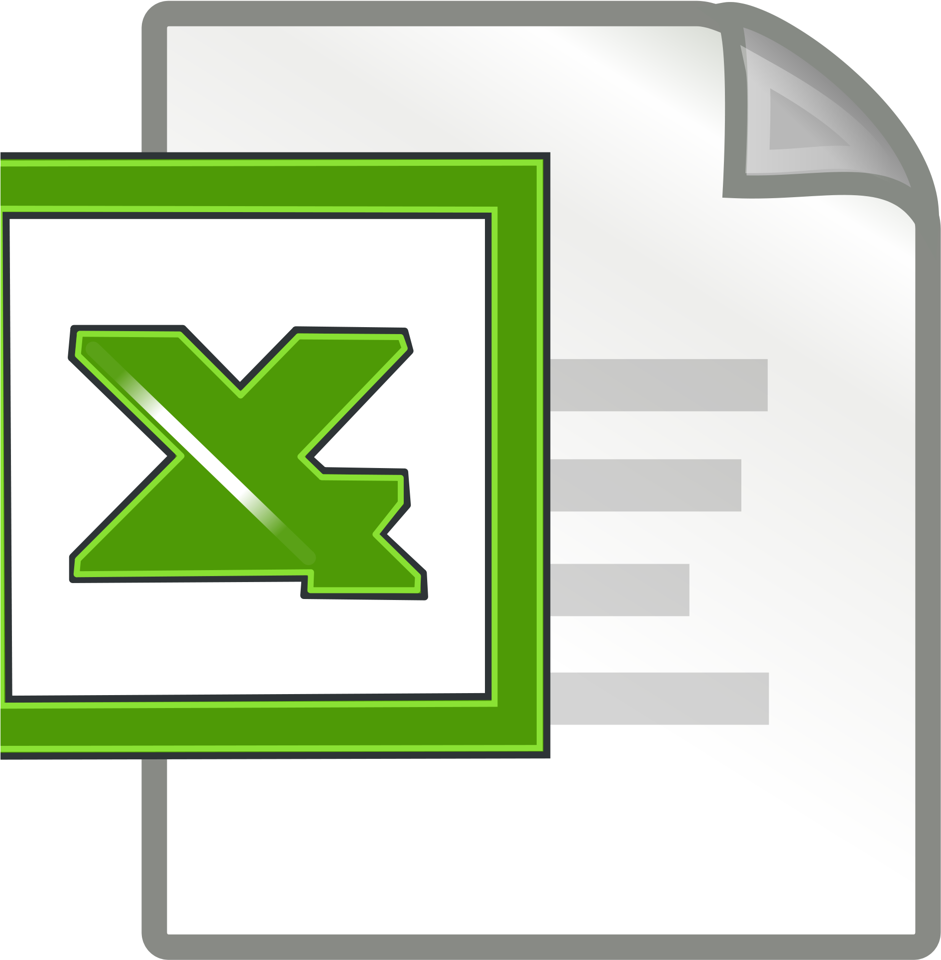 Open - Excel Icon (2000x2828)