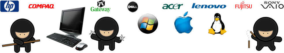 Ms Windows Clipart Computer Repair - Computer Repair Technician (1000x200)