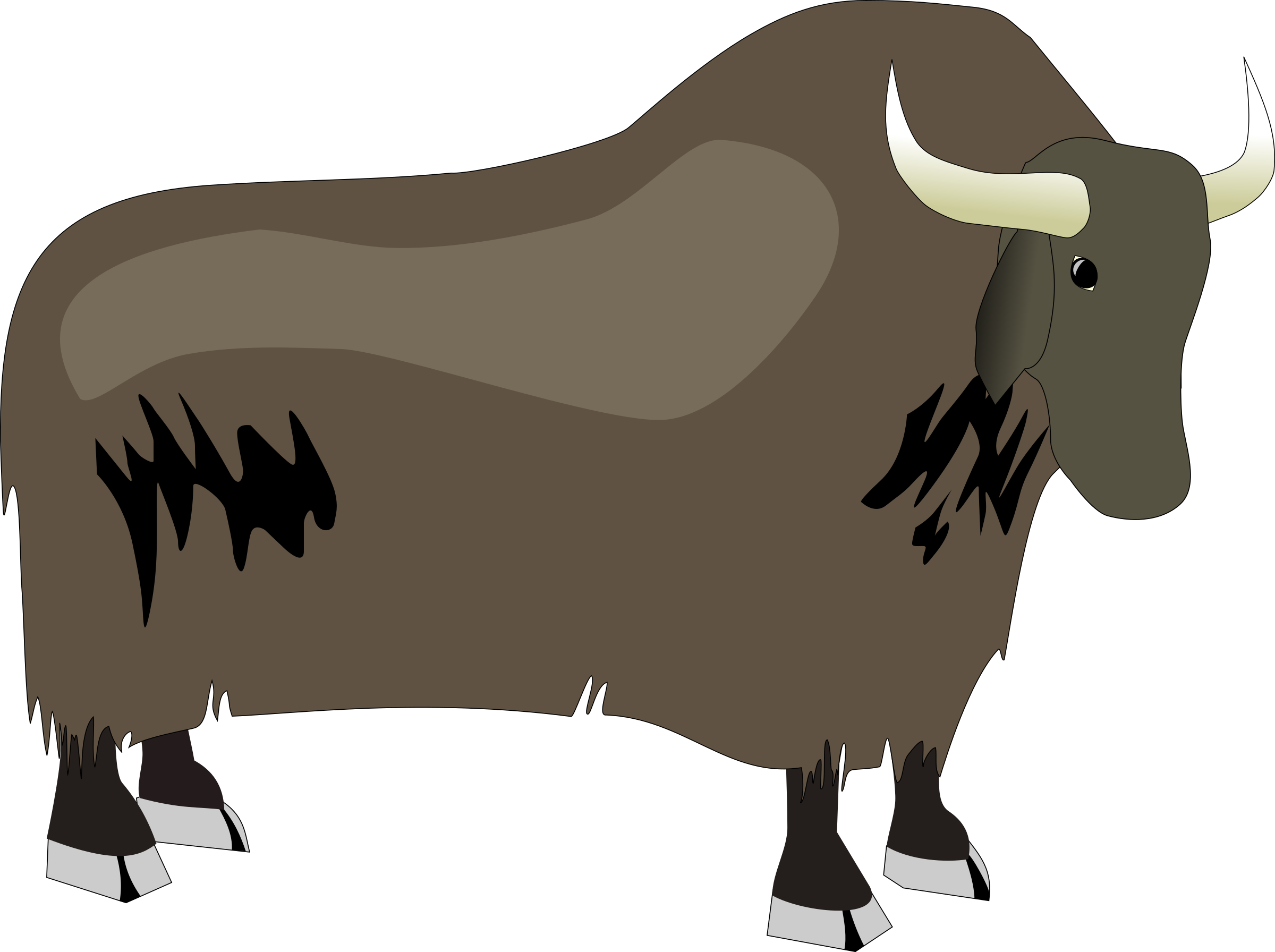 Yak - Yak Png (2400x1792)
