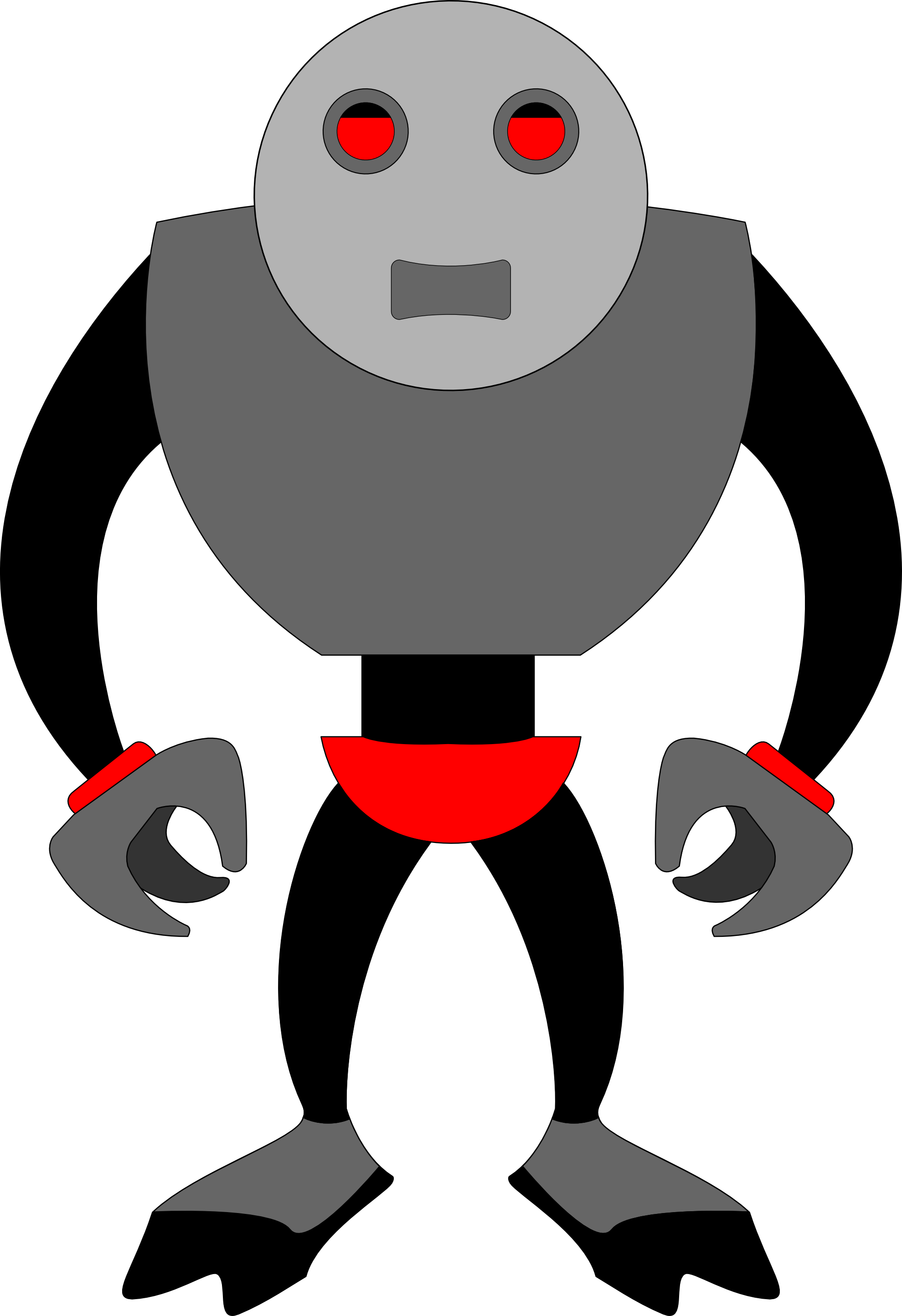 » Clip Art » Robot Art Vfx Solidarity Visual - Cartoon Robots No Background (1979x2888)