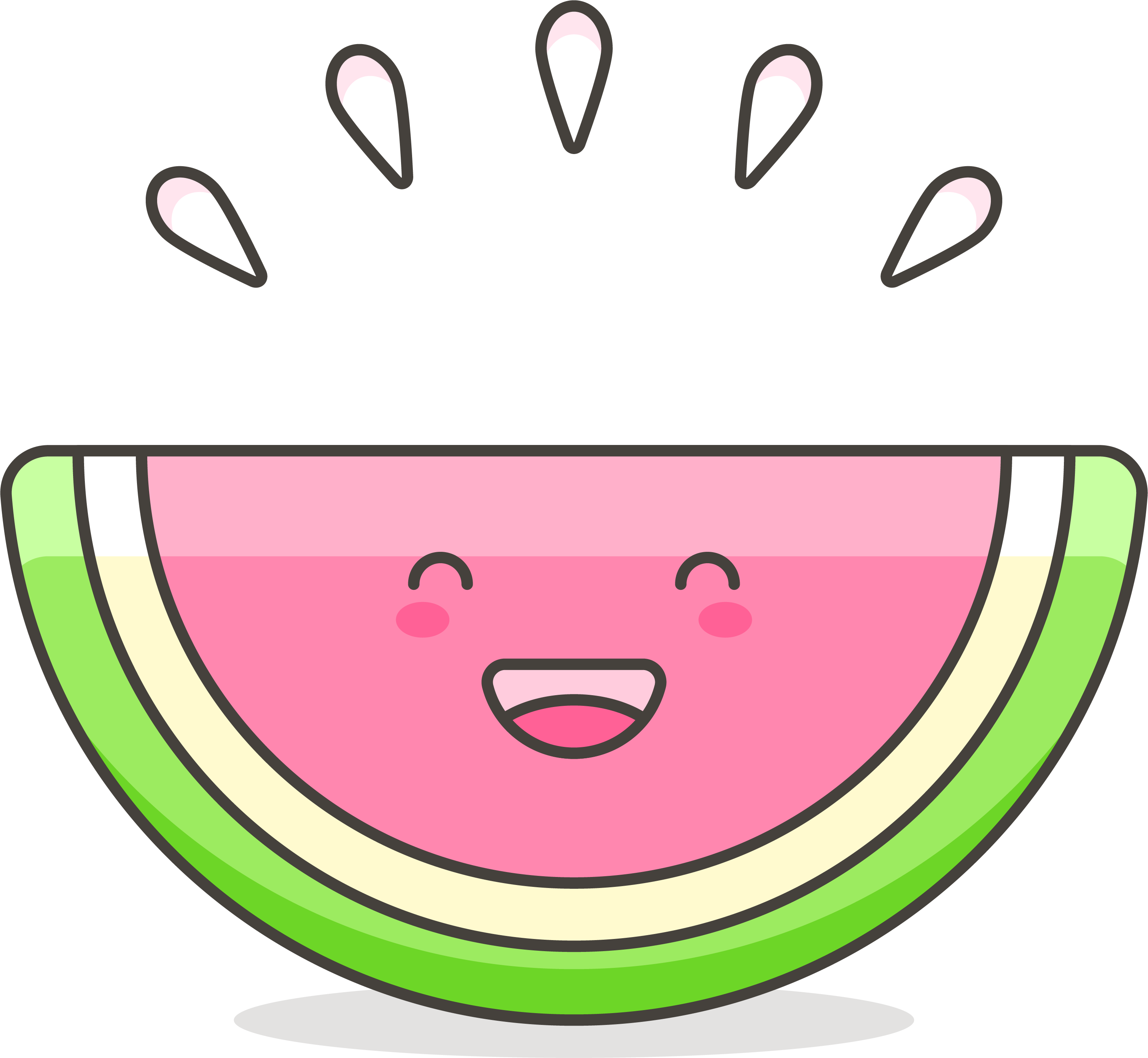 Drawing Watermelon Clip Art - Cute Watermelon Cartoon (3017x2782)