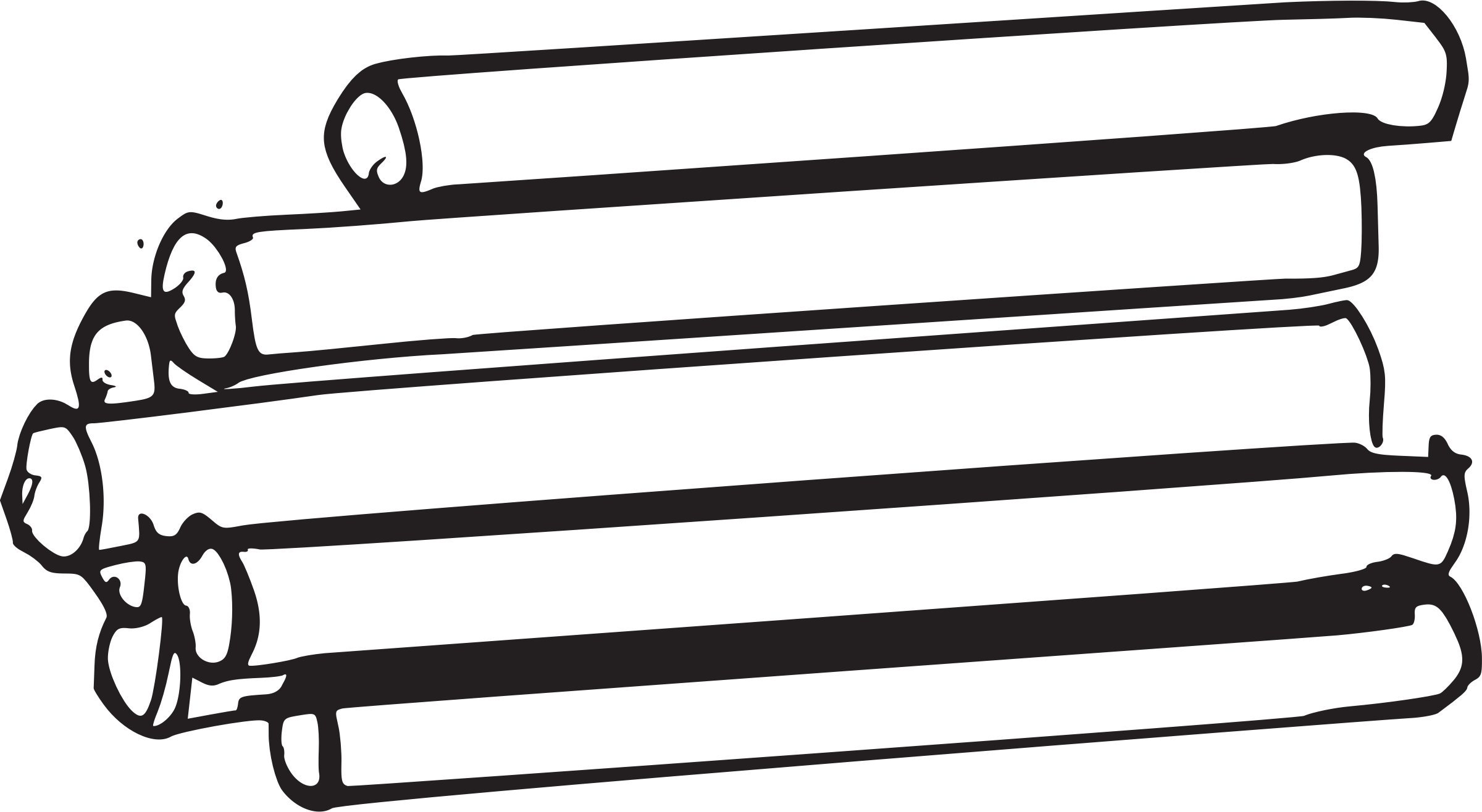 Big Image - Logs Clipart Black And White (2400x1316)