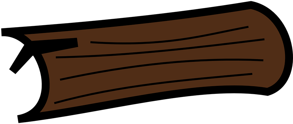 Fire Wood Log Tree Natural - Log Cartoon Png (960x480)