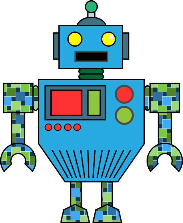 Clipart Info - Robot Clip Art Png (615x750)