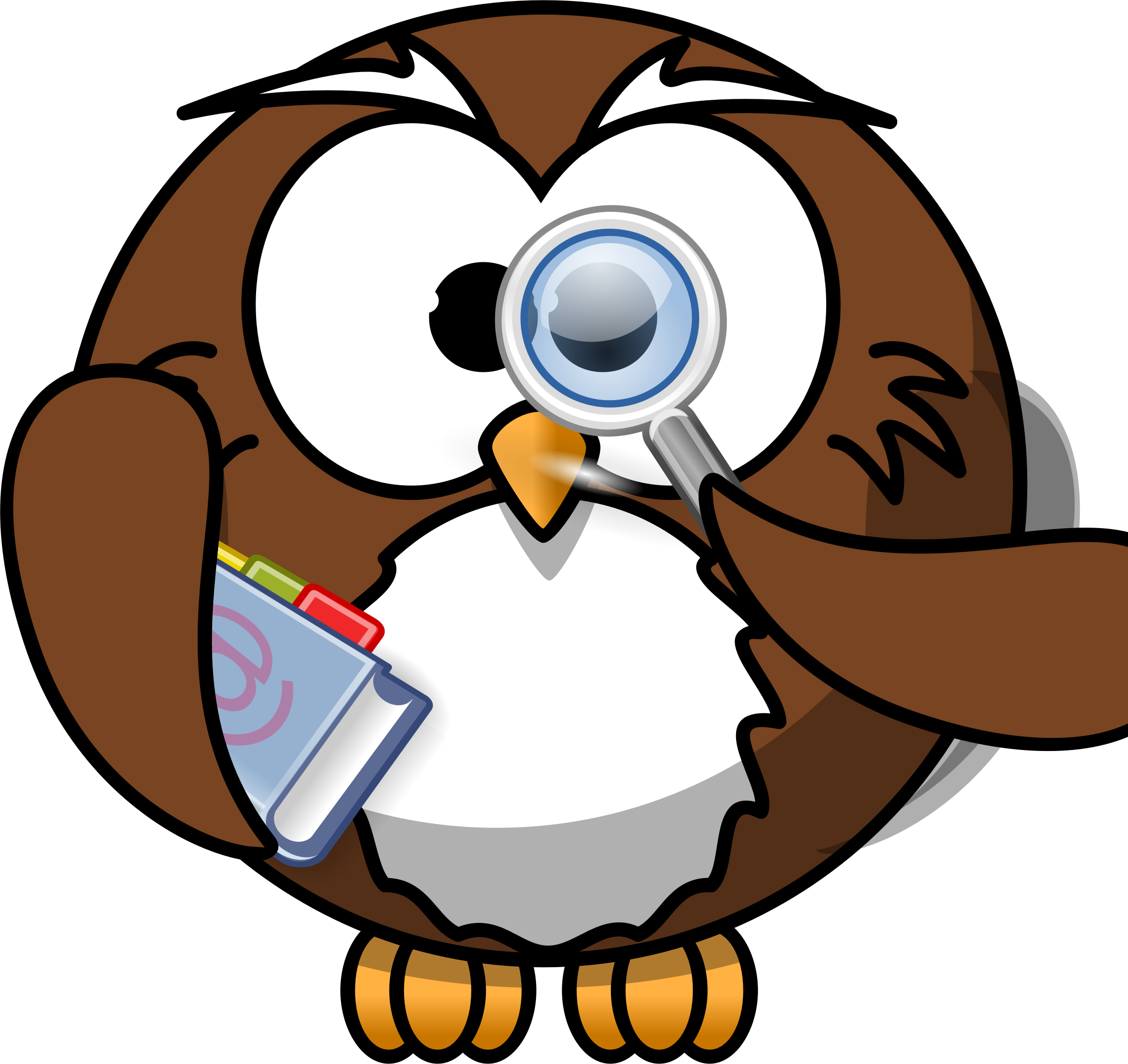 Owl Clipart Intelligent - Cartoon Owl (2317x2186)