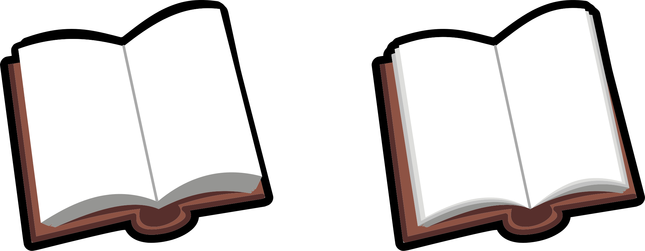 Big Image - Cliparts Books Png (2114x825)