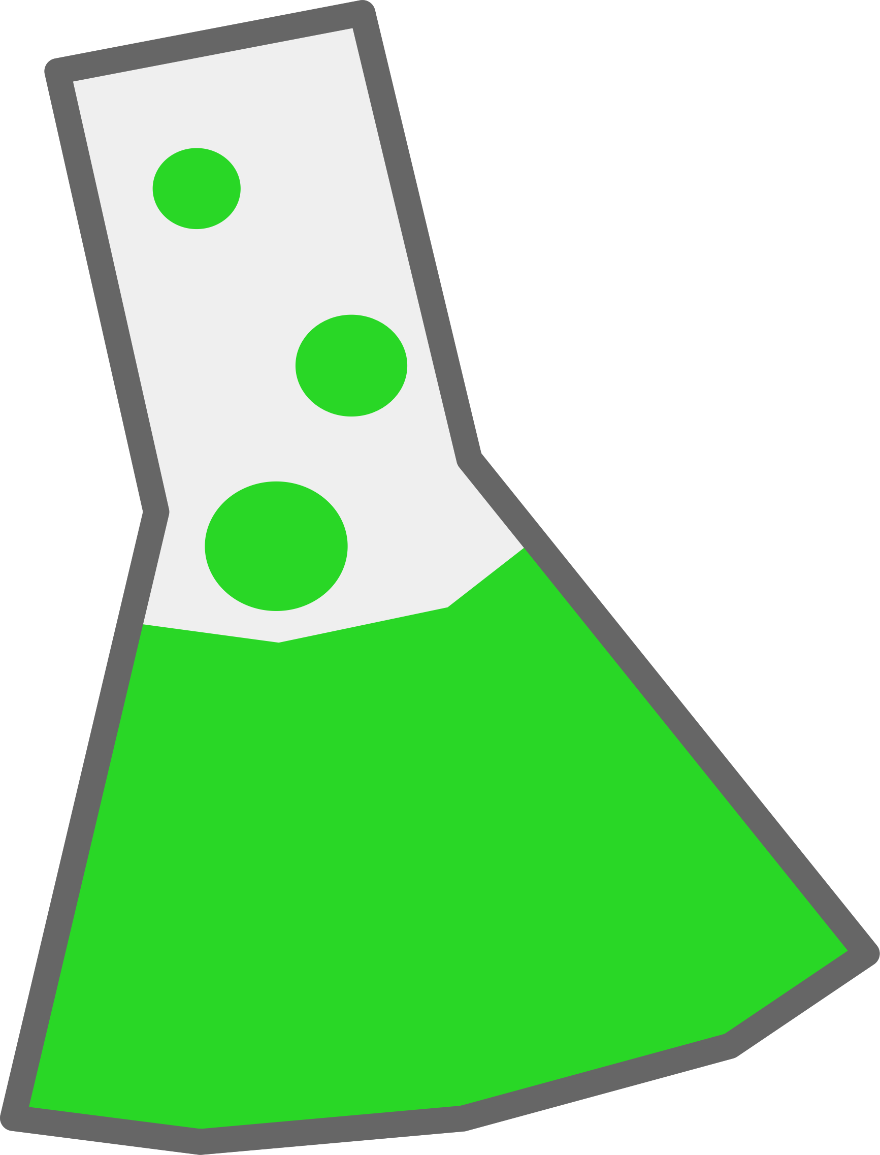 Big Image - Flask Clipart Png (1733x2274)