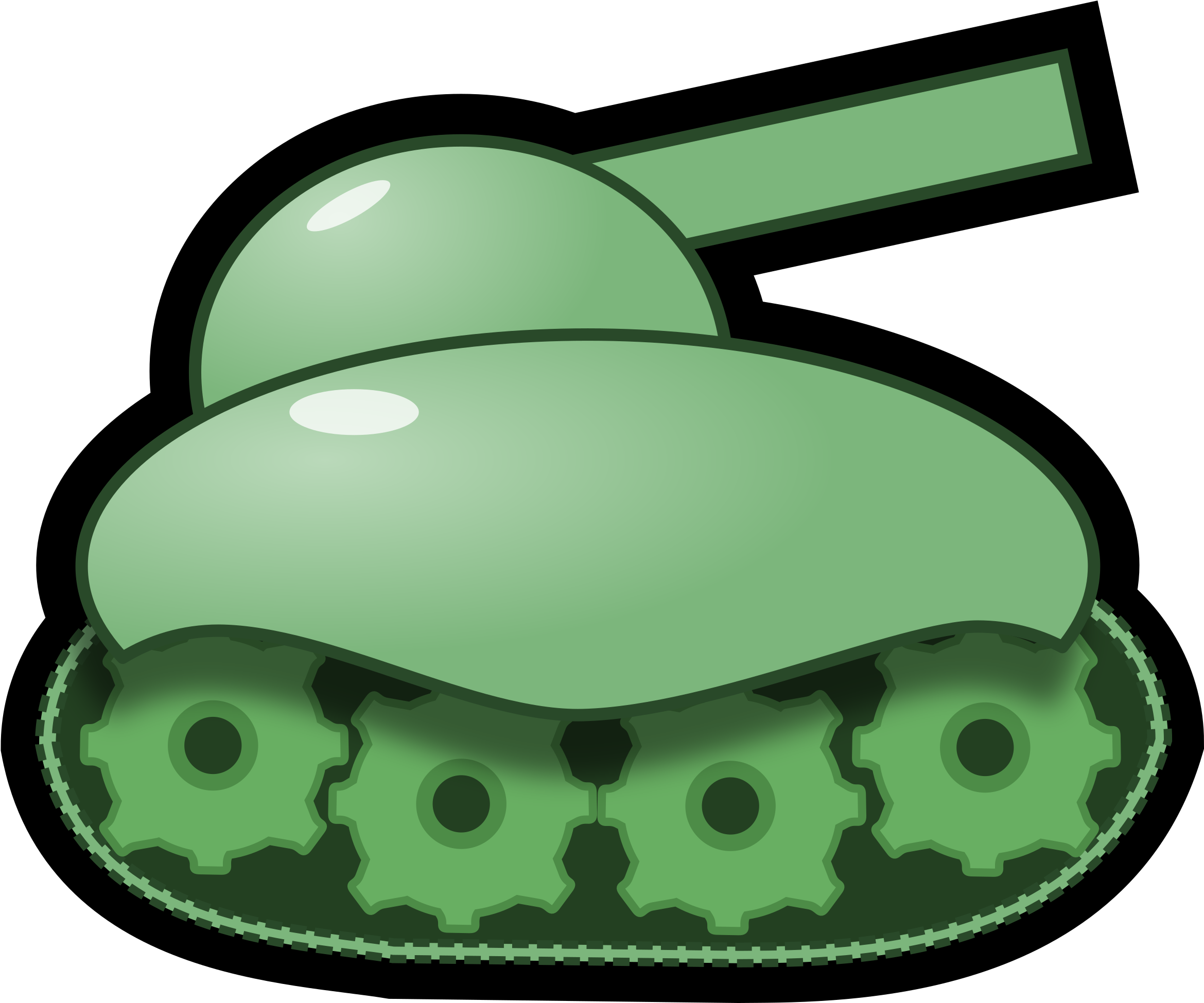 Tank Clipart Green - Clipart Tank Png Transparent (2400x1948)