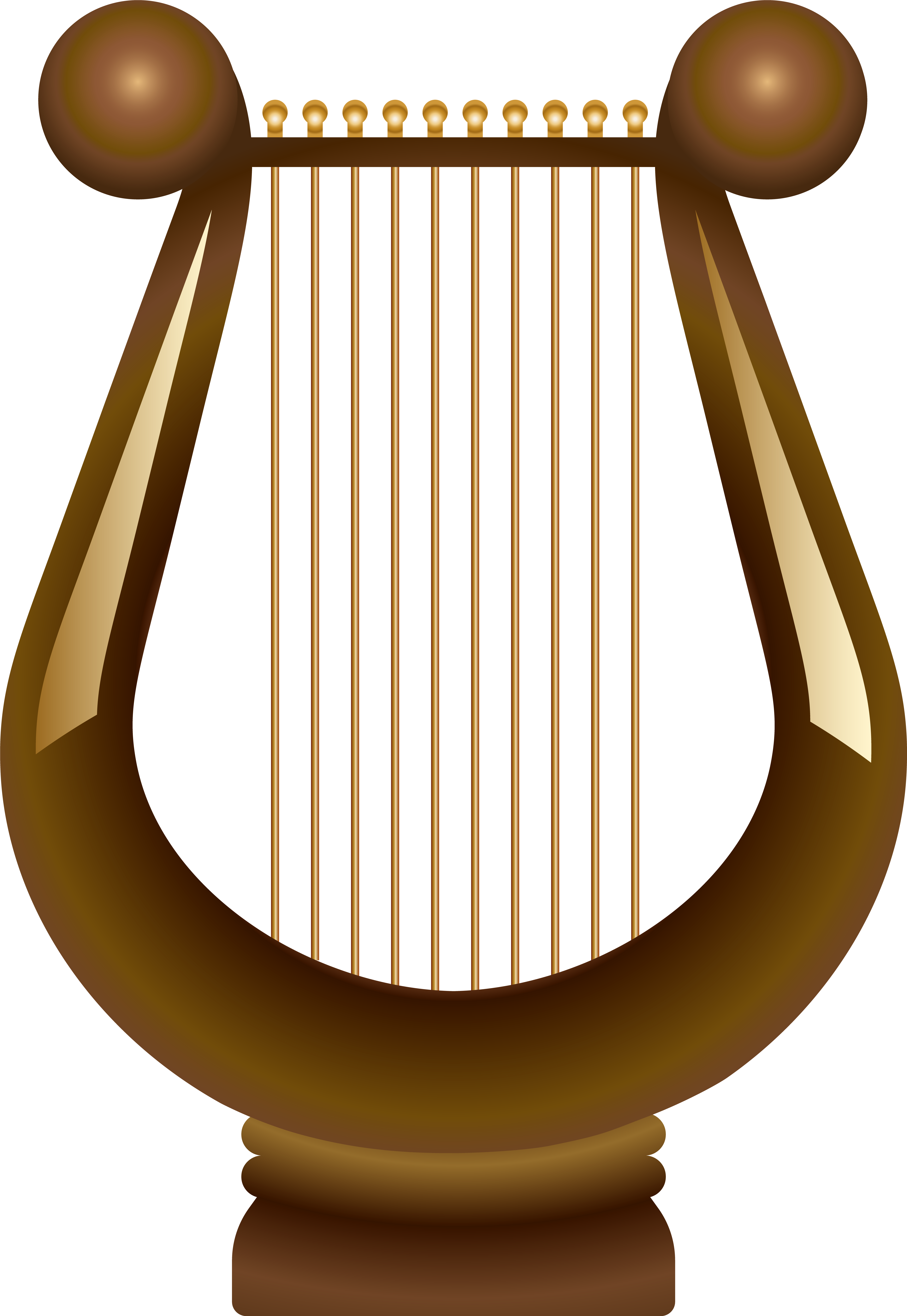 Harp Transparent Png Clip Art - Harp Transparent Png Clip Art (6663x9669)