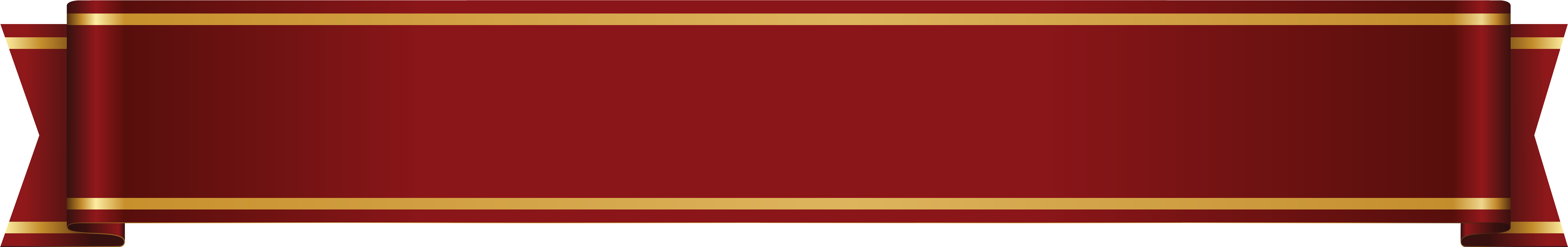 Banner Red Transparent Clip Art Image - Free Banner Transparent (8000x1312)