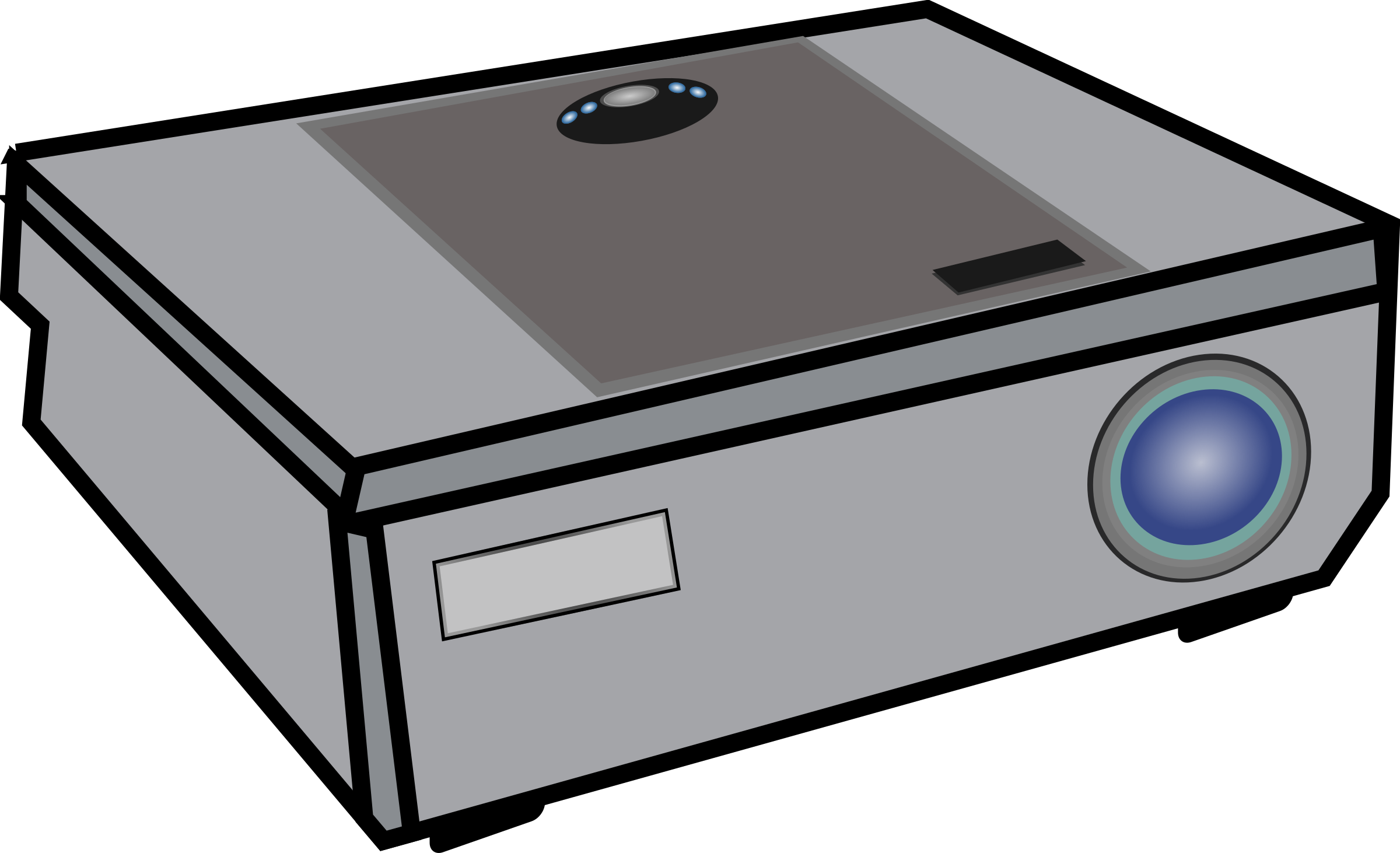Big Image - Projector Clipart (2400x1462)