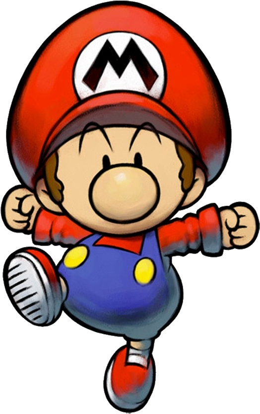 Yoshi Wiki, Your - Mario And Luigi Partners In Time Baby Mario (600x890)