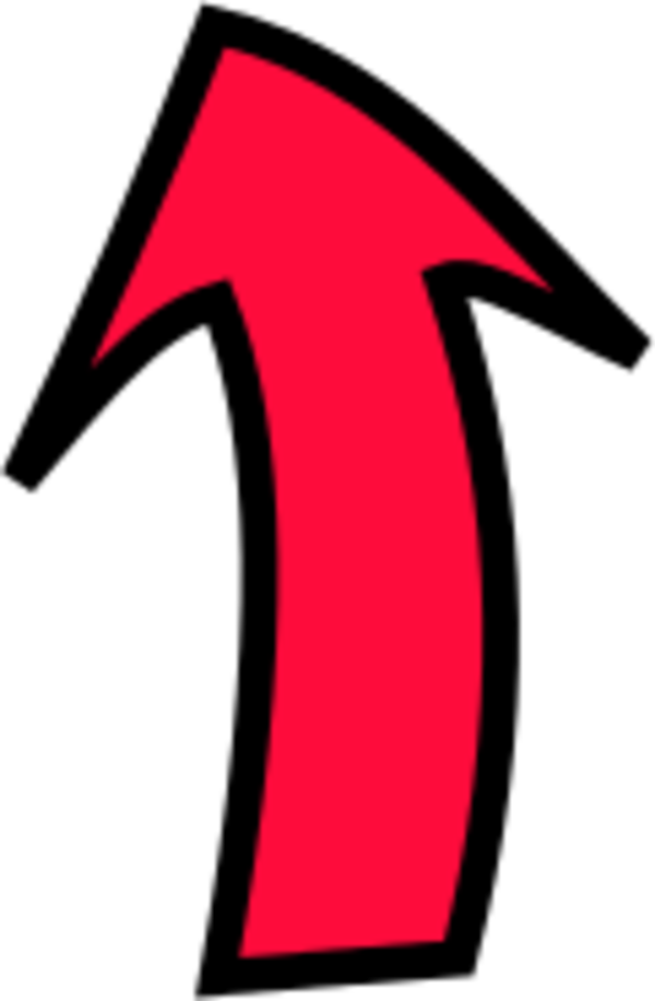 Arrow Pointing Up - Red Arrow Pointing Up (600x917)