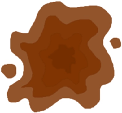 Mud Splatter Clipart - Mud Clip Art (420x420)