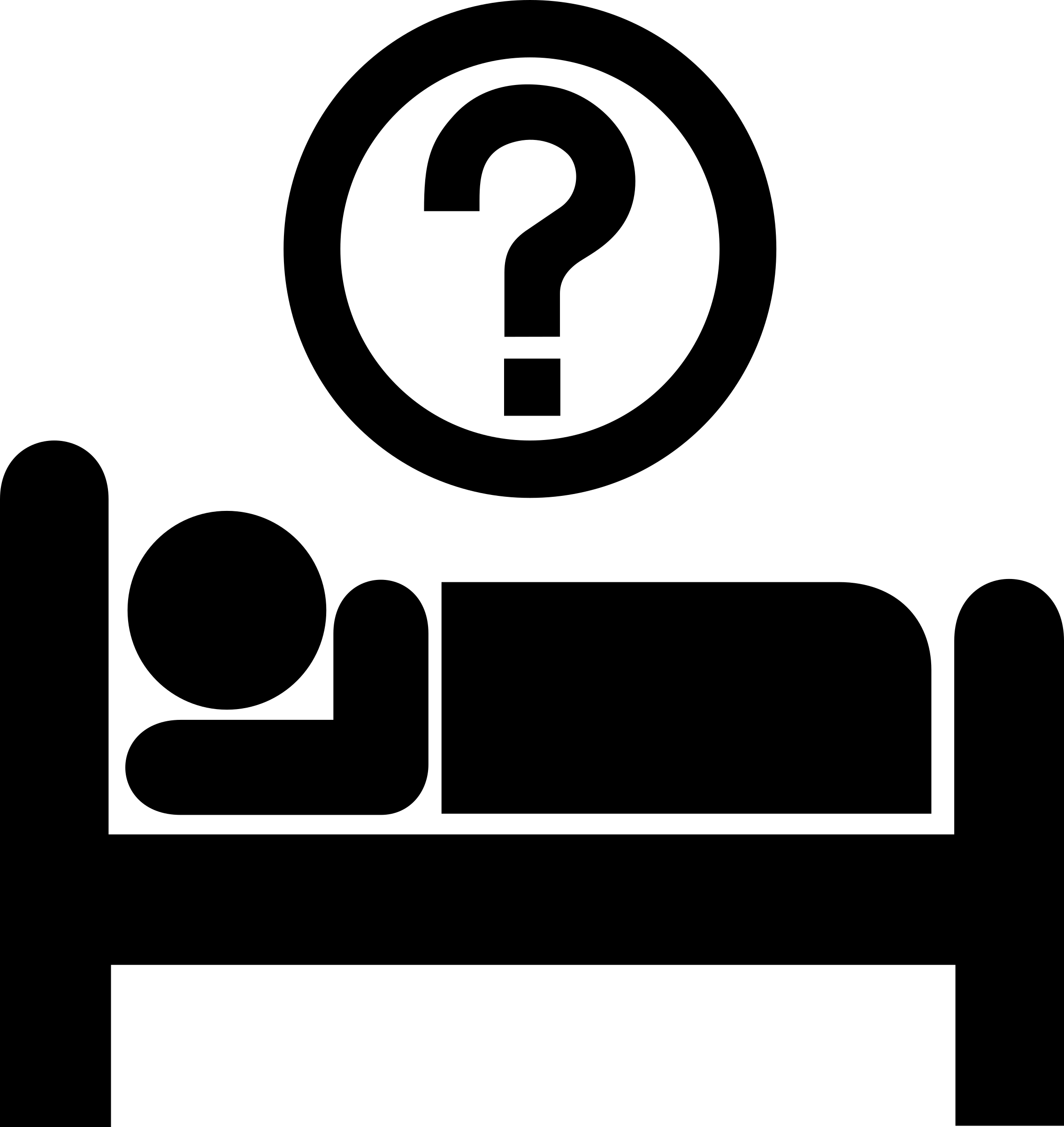 Sign Clipart Hotel - Sleep Icon (2267x2400)