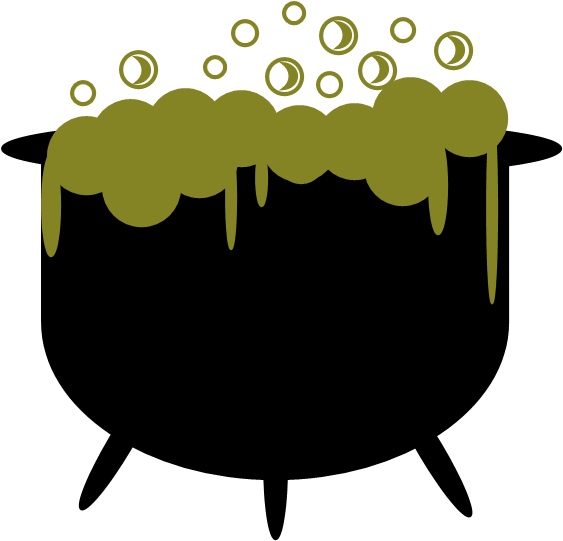 Free Clipart N Images - Free Printable Witches Cauldron (1200x872)