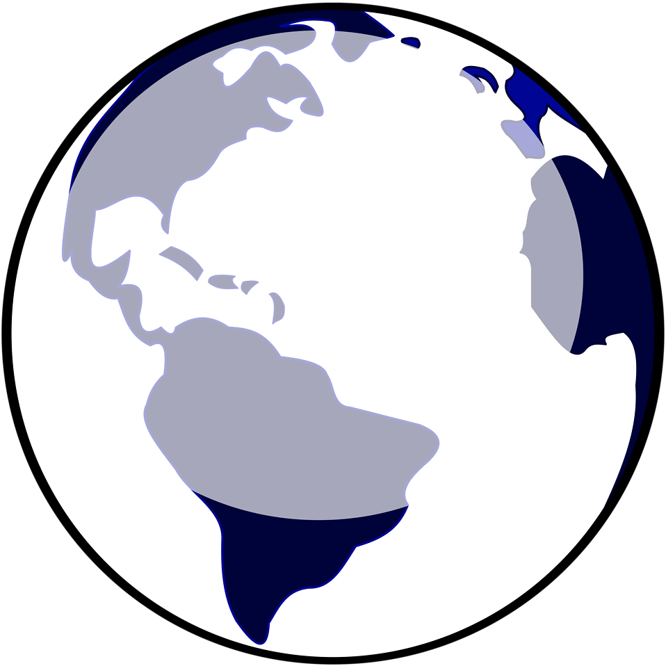 Globe Clipart Transparent Background - 3 2 1 Backup Rule (958x958)