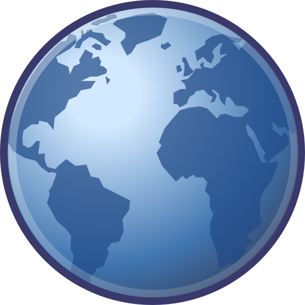 Globe Clip Art At Clkercom Vector Online - Free Globe Clip Art (600x600)