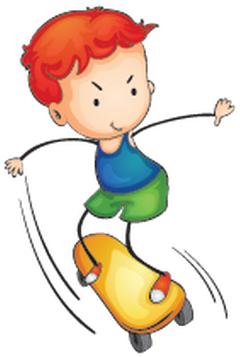 Kids Engaging In Different Sports - Illustration (301x399)