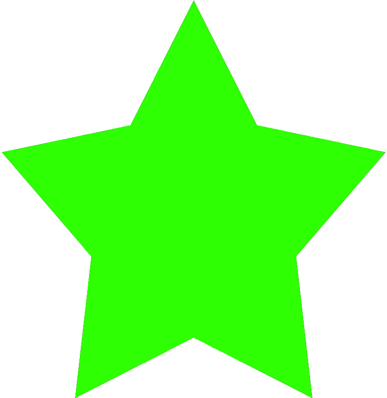 Star - Green Star Clipart (861x908)
