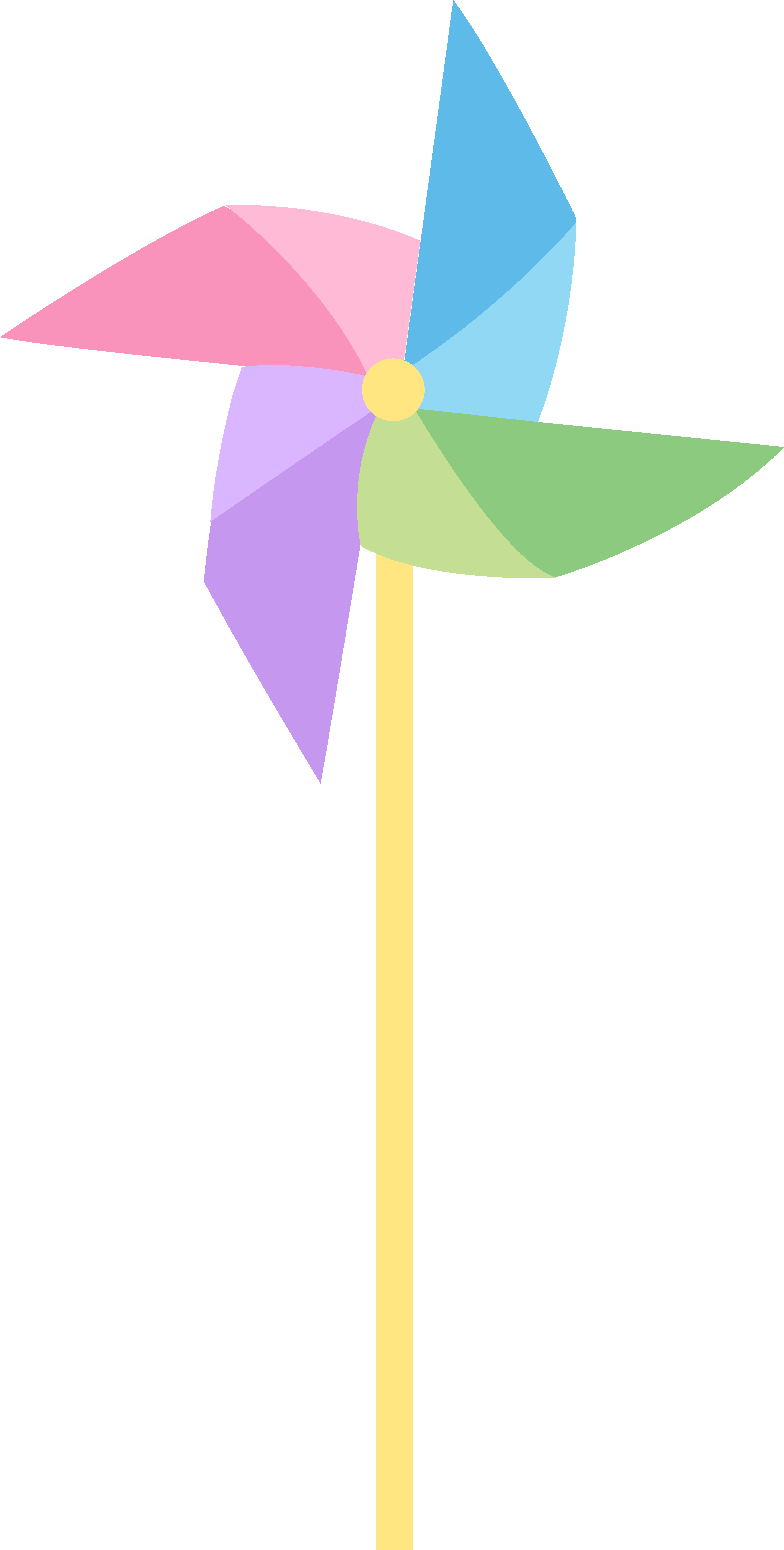 Pinwheel Clipart - Pinwheel Clipart (4574x9042)