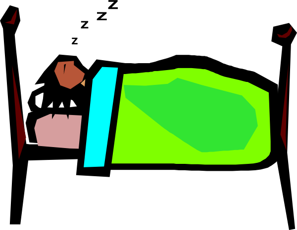 Clip Arts Related To - Clipart Of Person Sleeping (728x565)