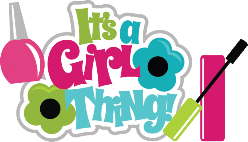 Makeup Clipart Girly - It's A Girl Thing (800x458)