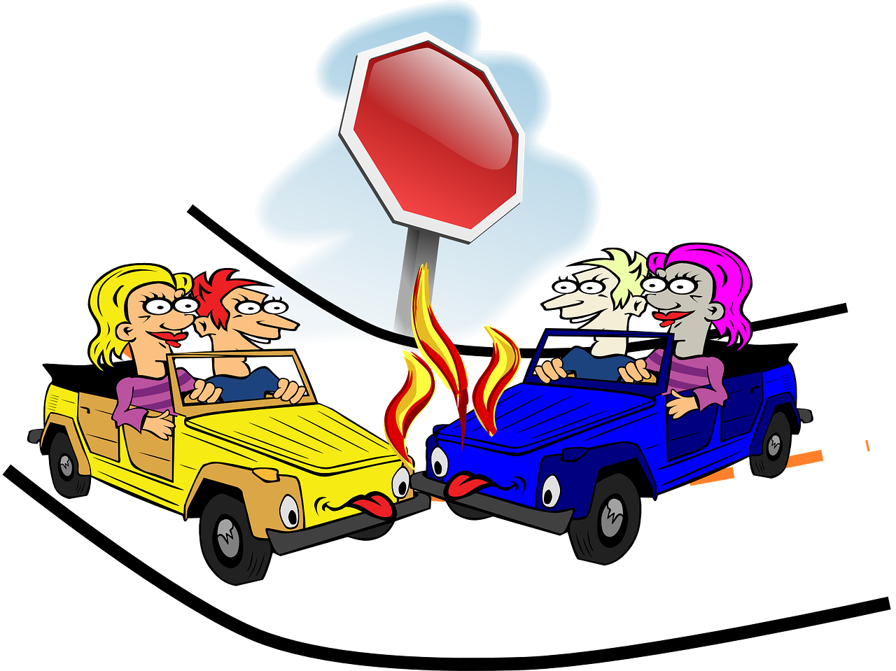 Car Accident Clipart (1280x959)