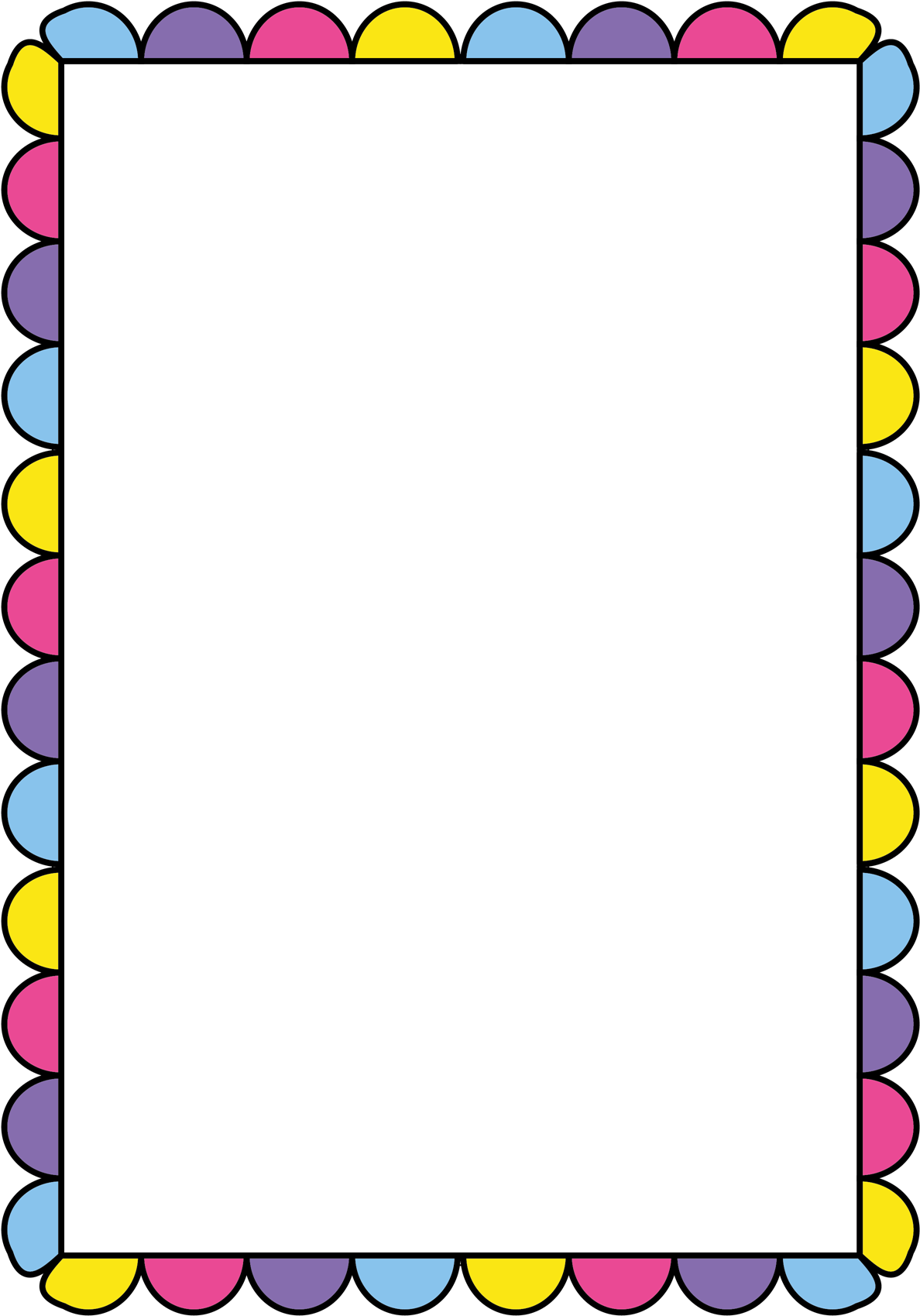 *✿**✿*frame*✿**✿* Más - Marcos Decoracion Para Hojas De Cuadernos (1240x1754)