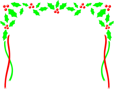 Free Borders Free Download Clip Art Free Clip Art - Free Clipart Christmas Frames And Borders (400x314)