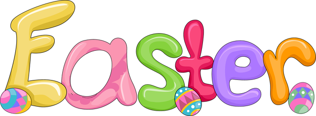 Easter Word Art (640x235)