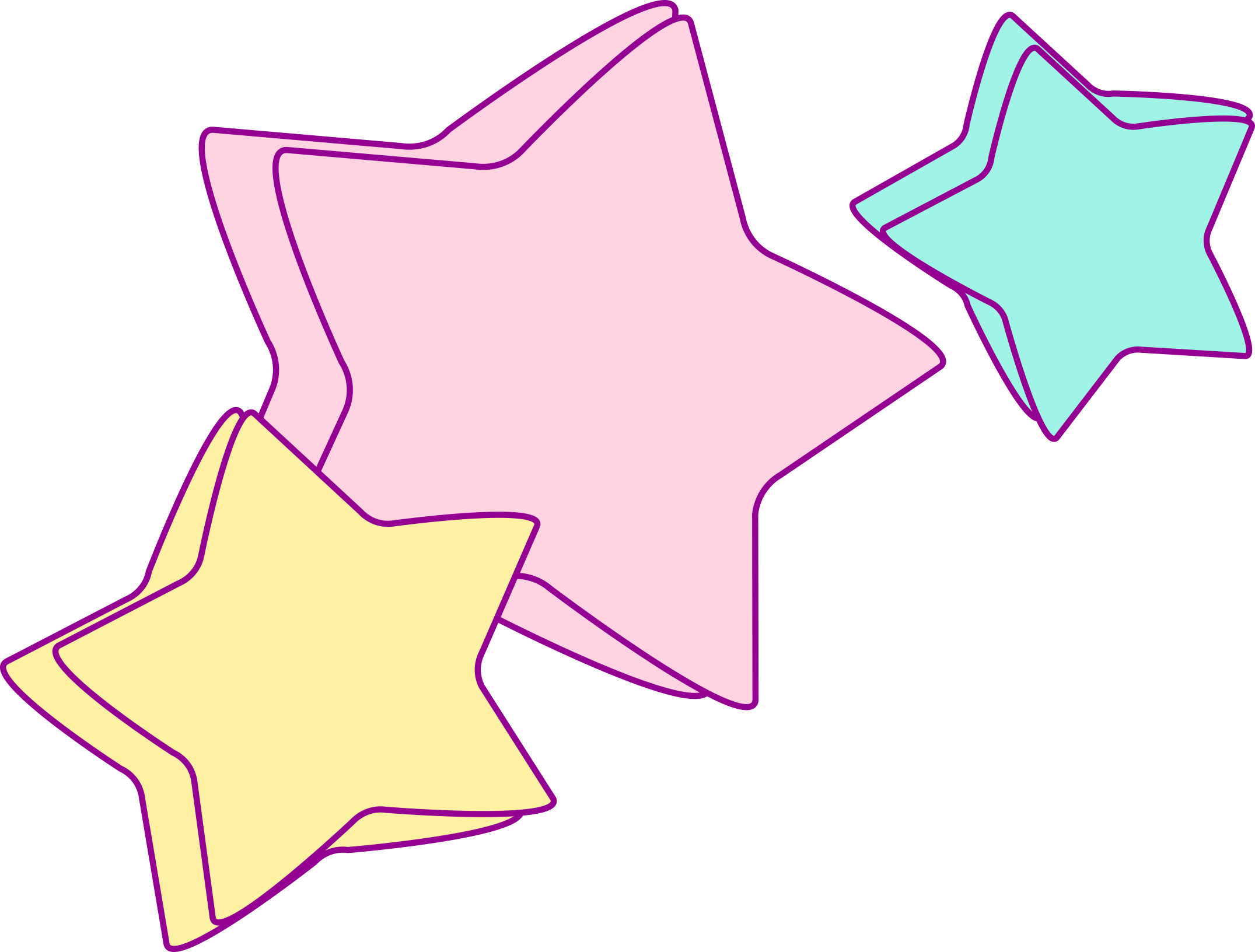 1 - Unicorn Star Clipart (2151x1632)