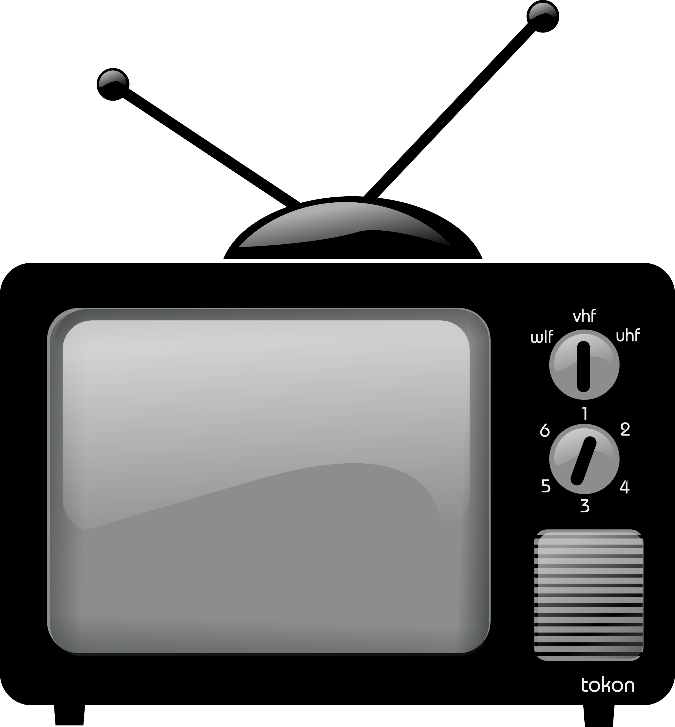 Tv - Clipart - Television Clipart (2555x2755)