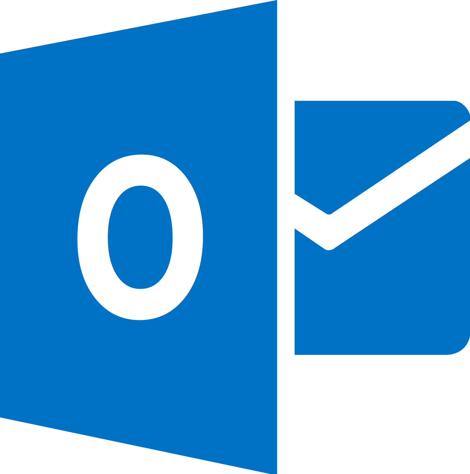Microsoft Clipart Support Team - Outlook Icon (2000x2019)