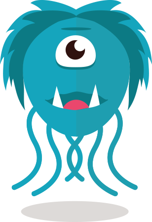 Cute Fun Monster Clipart - Monster Clip Art (308x448)