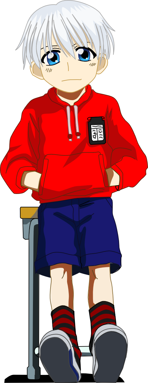 Clip Art Boys Clipart Image - Manga Boy Clipart (512x1323)